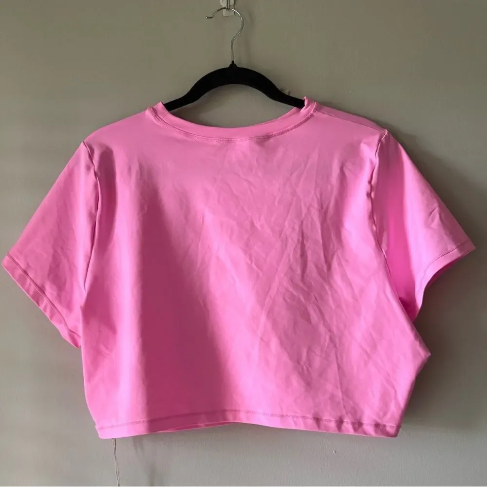 NWT Skims Swim Shirt Tee - Taffy Vibrant Pink Swim T-Shirt Size 4X